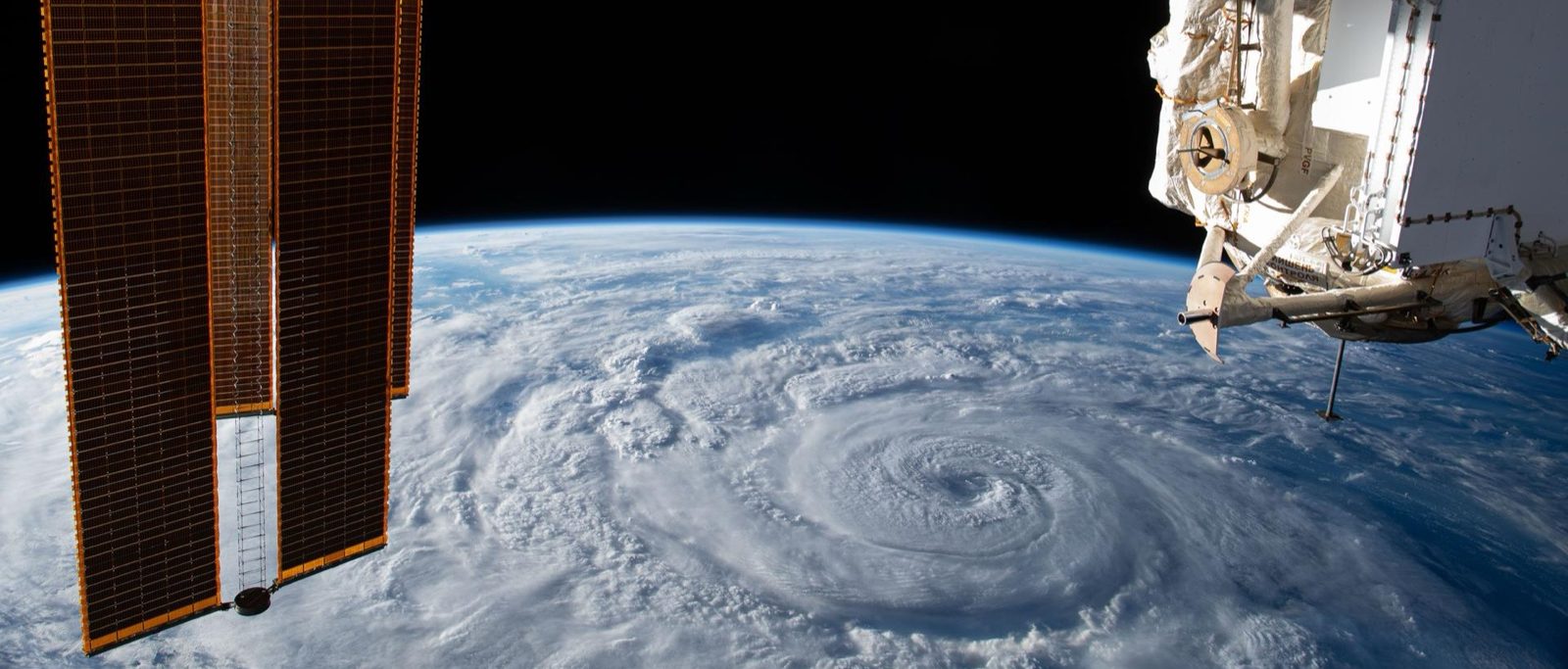 Hurricane Genevieve seen from the International Space Station